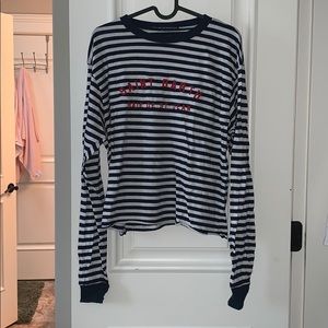 Brandy Melville - Striped Long Sleeve Shirt